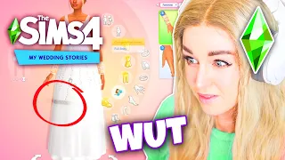 so i noticed a few things about the new CAS items… - The Sims 4 - My Wedding Stories