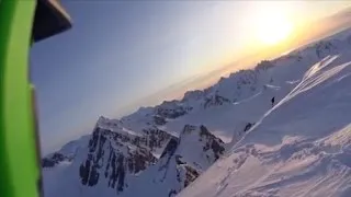 See skier's terrifying 1,600-foot fall off cliff