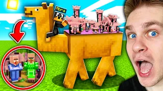 Przeżyłem *200 DNI* ⚠️ i ODKRYŁEM *MITYCZNEGO* WIELBŁĄDA 🐪 ✅ by ZBUDOWAĆ TO… w Minecraft 1.20 😱