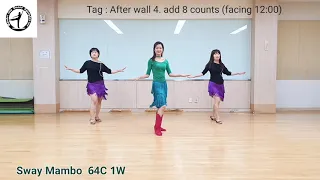 Sway Mambo - Line Dance (Improver) Demo & Count