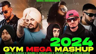 New Punjabi,Non Stop Gangster Mega Mashup 2024,Gym Motivation Punjabi Workout Songs 2024!