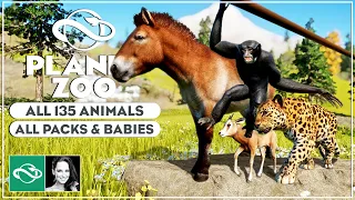 ▶ All 135 Animals & Babies from Every Planet Zoo Pack! | Ultimate Animal Showcase