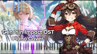 Genshin Impact OST - Main Theme [Soft Version] Piano Cover (Visualizer)