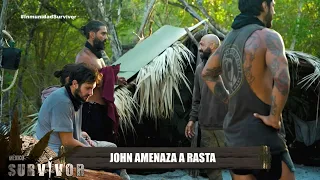 John explota contra Rasta y Lobo lo defiende | Survivor México 2024