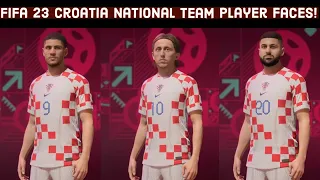 FIFA 23 | World Cup Mode | All Croatia National Team player faces!!