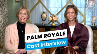 Palm Royale Cast Interview | Kristen Wiig, Carol Burnett, Allison Janney, Laura Dern, Leslie Bibb