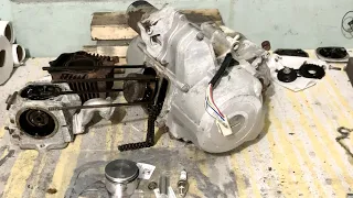 110cc Chinese ATV Motor Top End Rebuild