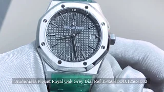 Audemars Piguet Royal Oak Grey Ruthenium Dial  37mm 15450ST.OO.1256ST.02 | WatchGuyNYC Review