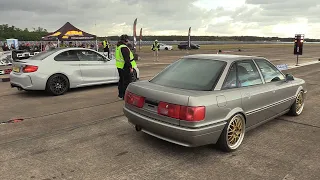 700HP Audi 90 S2 Quattro vs BMW M2 Competition