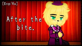 After the bite.||Fredbear angst?||my main FNAF au[eng/ru]