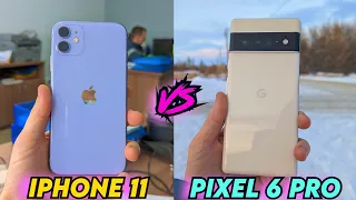 IPhone 11 vs Pixel 6 Pro | А Старичок то, всё ещё хорош!