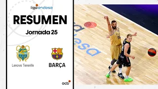 Lenovo Tenerife - Barça (76-79) RESUMEN | Liga Endesa 2022-23