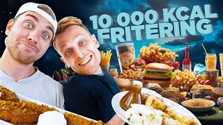 VEM ÄR BÄST PÅ FRITERING - JONAS VS SAMPE (10 000 kalorier)