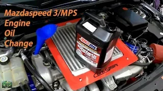 Mazda 3 MPS/Mazdaspeed 3 - DIY Engine Oil Change (Замена масла в мпске)
