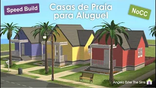 SpeedBuild Casas de Praia para Aluguel para Tiny Island The Sims 2 NoCC