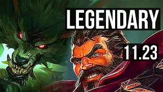 WARWICK vs GRAVES (TOP) (DEFEAT) | Rank 2 Warwick, 2.5M mastery, Legendary | BR Grandmaster | 11.23