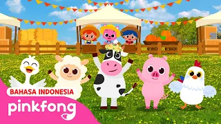 Lima Hewan Kecil Menari di Peternakan | Lagu Serangga Anak | Baby Shark Pinkfong Indonesia