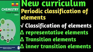 New curriculum grade 9 chemistry Classification of elements part three