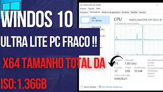 WINDOWS 10 HOME 1507 X64 PT BR ULTRA LITE