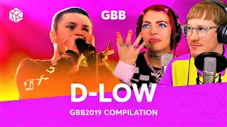 D-LOW Beatbox Reaction | GBB 2019 Compilation