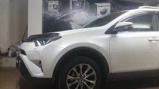 Автозапуск с родного ключа на Tayota Rav4