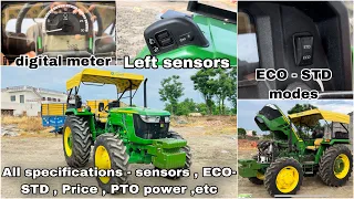 JOHN DEERE 5405 CRDI , specifications - Price , Sensors , ECO And Standrad mode , Milage , etc