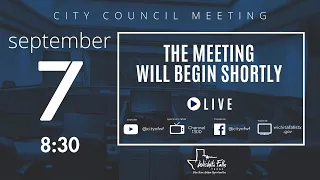 City Council Meeting 9.7.2021