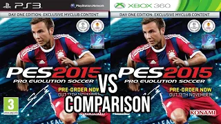 PES 2015 PS3 Vs Xbox 360