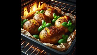Oven roasted potatoes! #cooking #food