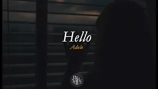 Adele - Hello [slowed + reverb] with Lyrics