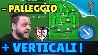 ⚽#Lozano DISTRIBUTORE automatico di ammonizioni! 👀 LAVAGNETTA Cagliari Napoli 1-4 🔵 #Zielinski: 9!