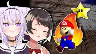 Subaru & Okayu's hilarious 10 hour Super Mario 64 stream! 【Hololive / ENG SUB】