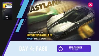 HOT WHEELS Gazella GT | Fastlane - Day 4 (Pass) | NFS: No Limits