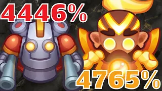 Why did he win? Robot VS Monk | super bad luck XD | PVP - Rush Royale (vertical version)