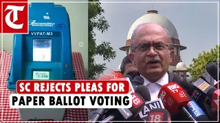 Supreme Court rejects petitions seeking verification EVMs votes with VVPAT slips