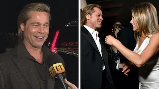 Brad Pitt REACTS to His Reunion With Jennifer Aniston (Exclusive)