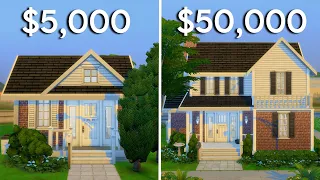 $5,000 vs $50,000 House in The Sims 4