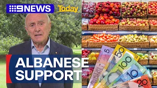 PM Albanese supports ACCC to combat supermarket price gouging | 9 News Australia