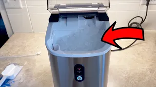 Nugget Countertop Ice Maker with Soft Chewable Ice, 34Lbs/24H, Ice Machine with Ice Scoop - Review