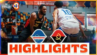 🇨🇻 CPV - 🇦🇴 ANG | Basketball Highlights - #FIBAWC 2023 Qualifiers