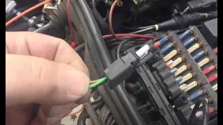 Replacing the outdoor temp probe / sensor on Mercedes Benz W126 W124