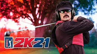 DrDisrespect is a very PASSIONATE GOLFER