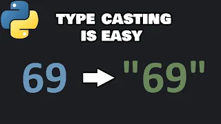 Type casting in Python is easy 💱