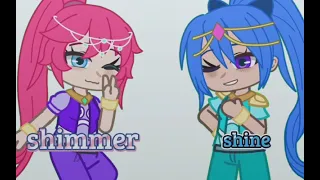 {🤍🍃}----- Shimmer and shine! (Gacha meme/trend) inspo my by tt fyp!!! -------{🤍🍃}