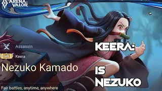 KEERA: Is Nezuko [Demon Slayer Collab] | Arena of Valor / AoV / RoV / Liên Quân Mobile / CoT