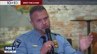 Minneapolis police chief meets with public for first time