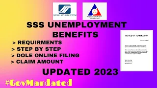 SSS Unemployment Benefits | 2023 UPDATE | Online Transaction