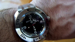 REVIEW & UNBOXING VOSTOK Russian military Amphibian diver 200m. auto watch VA#710634 | AUDIOVISOR