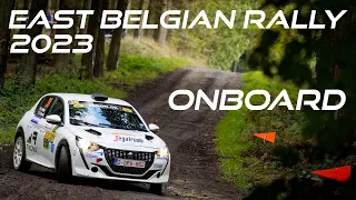 East Belgian Rally 2023 - SS8 St.Vith - Onboard - Peugeot 208 Rally 4