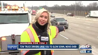 Tow truck company pushes for better understanding of Slow Down/Move Over law in Indiana